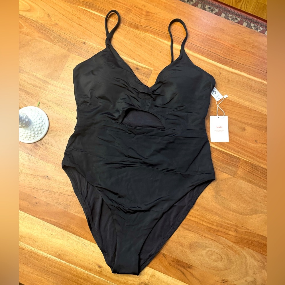 ANDIE SWIM BLACK XL The Samoa One-Piece